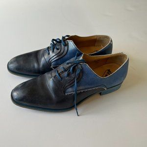 John Fluevog - Istanbul - blue - Fluttered oxfords